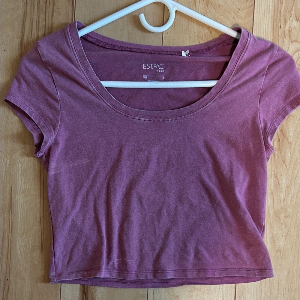PacSun Mauve Crop Top